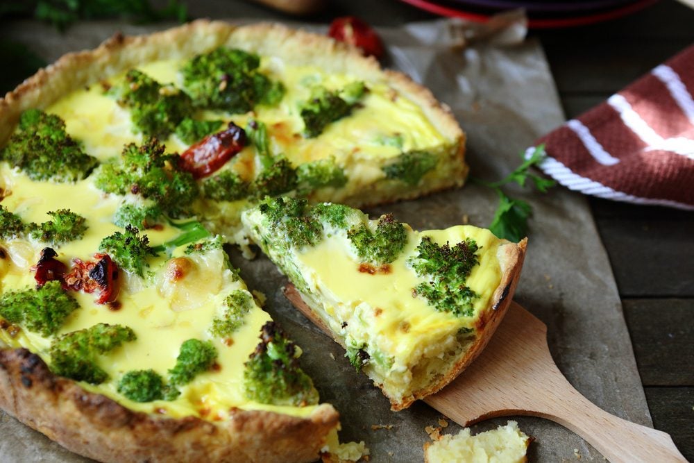 Une recette de quiche au chou frisé santé