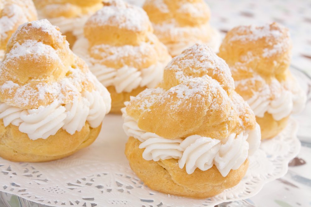 Une recette facile de choux à la crème citronnée