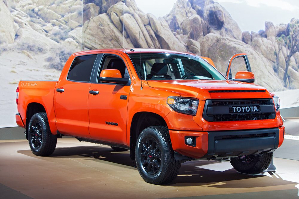 La Toyota Tundra de l'année 2016.