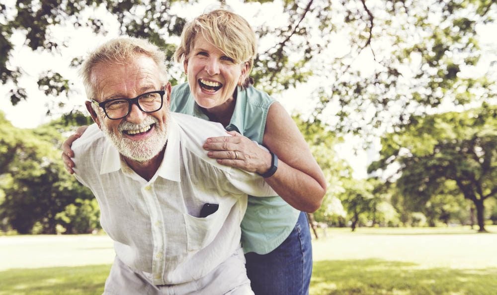 Un vieux couple est moins stressé.