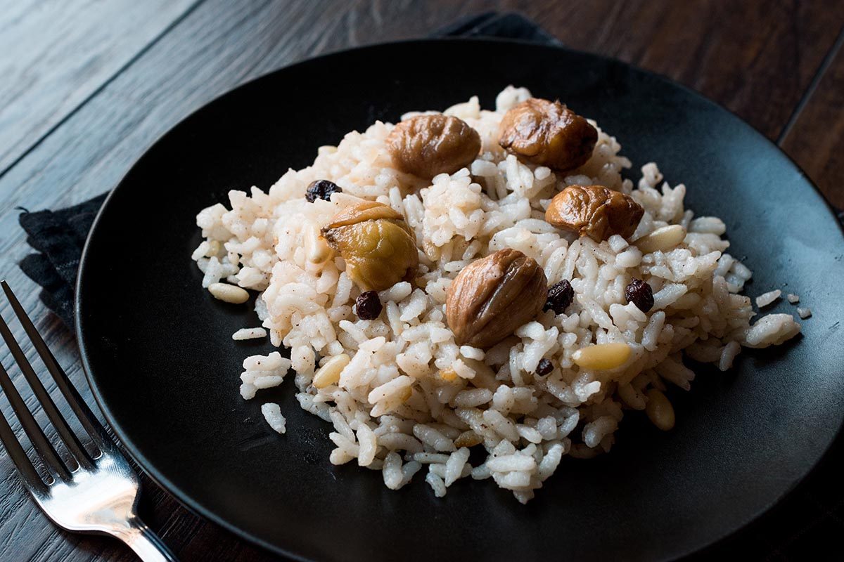 Recettes aphrodisiaques : gâteau de riz aux châtaignes et à la sauge pour stimuler la libido.