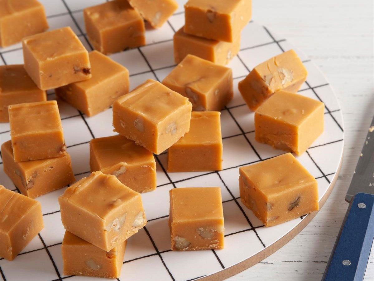 Recettes de fudge au caramel.