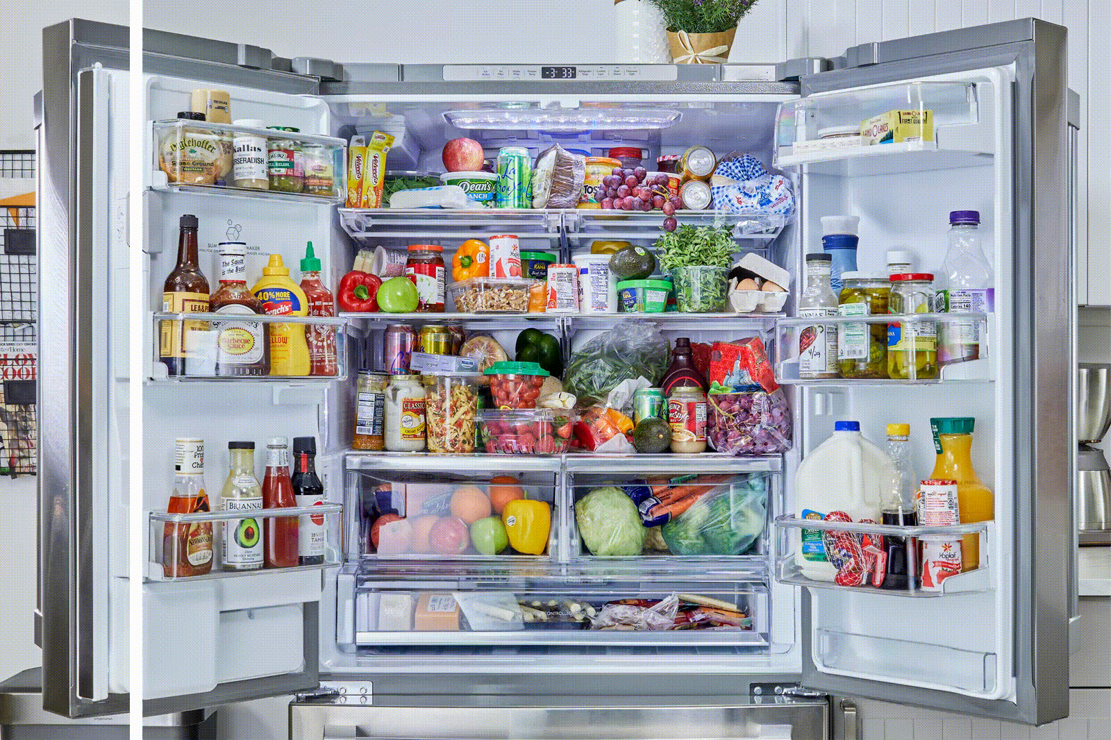 frigo, étagères, réfrigérateur cuisine, ranger, rangement cuisine
